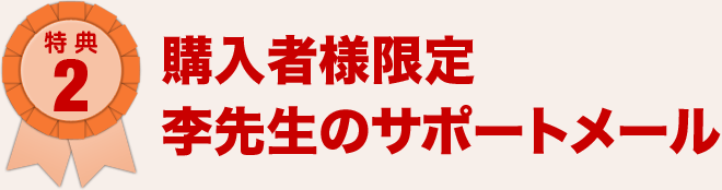李先生のサポートメール